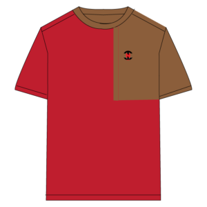 Designer Edition _ Men’s City Vibe T-Shirt, Color: Burgundy/Coffee