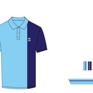 Designer Edition _ Men’s Urban Flow Polo Shirt, Color: Sky Mist/Sapphire