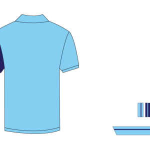 Designer Edition _ Men’s Urban Flow Polo Shirt, Color: Sky Mist/Sapphire
