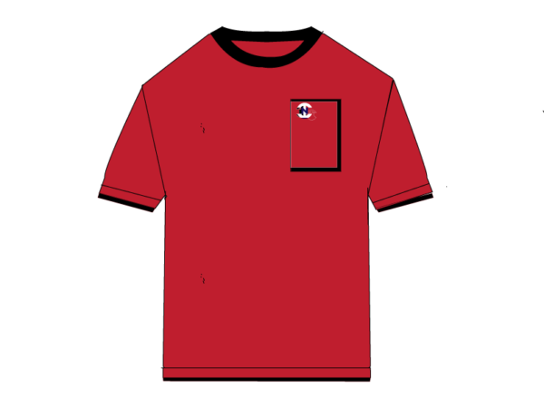 Iconic Edition _ Men’s Retro Drop Shoulder T-Shirt, Color: Dark Cherry