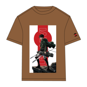 Men’s Retro Drop Shoulder T-Shirt, Color: Coffee Bean