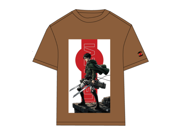 Men’s Retro Drop Shoulder T-Shirt, Color: Coffee Bean