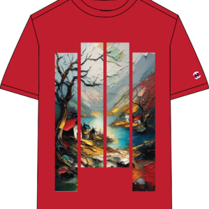 Men’s Motion Street Cotton T-Shirt, Color: Burgundy