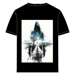 Men’s Motion Street Cotton T-Shirt, Color: Jet Black
