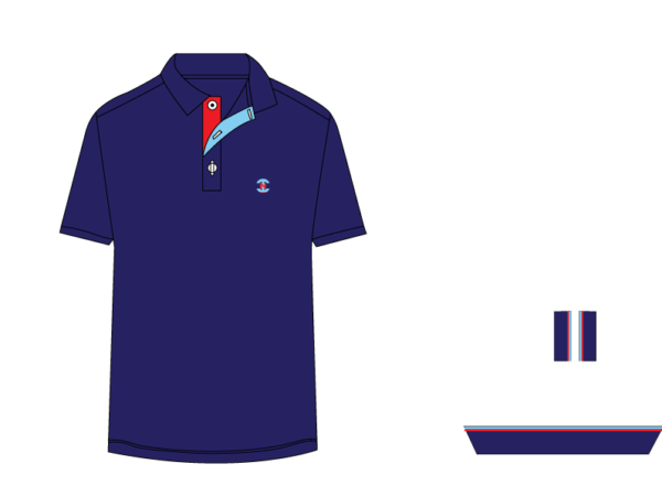 Men’s Urban Edge Polo Shirt, Color: Dark Sapphire