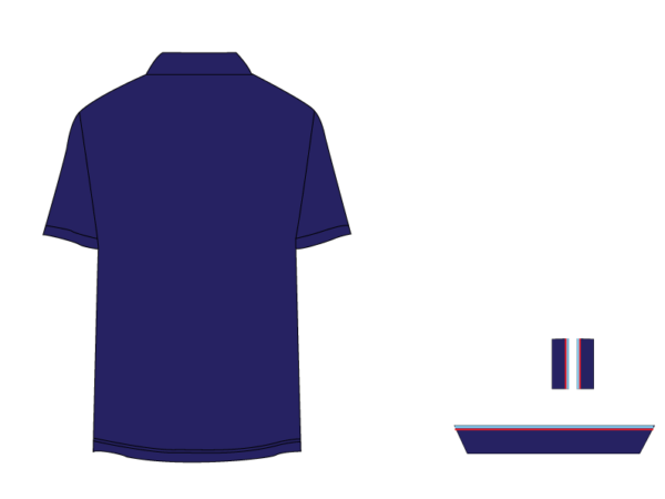 Men’s Urban Edge Polo Shirt, Color: Dark Sapphire