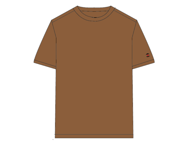 Men’s Motion Street Cotton T-Shirt, Color: Cocoa Bean
