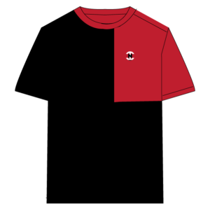 Designer Edition _ Men’s City Vibe Cotton T-Shirt, Color: Black/Vintage Red