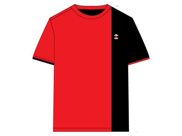 Designer Edition _ Men’s City Vibe Cotton T-Shirt, Color: Wine/Black