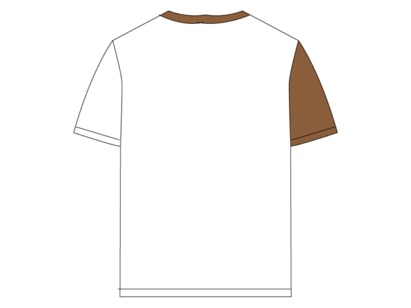 Designer Edition _ Men’s City Vibe Cotton T-Shirt, Color: Espresso/White