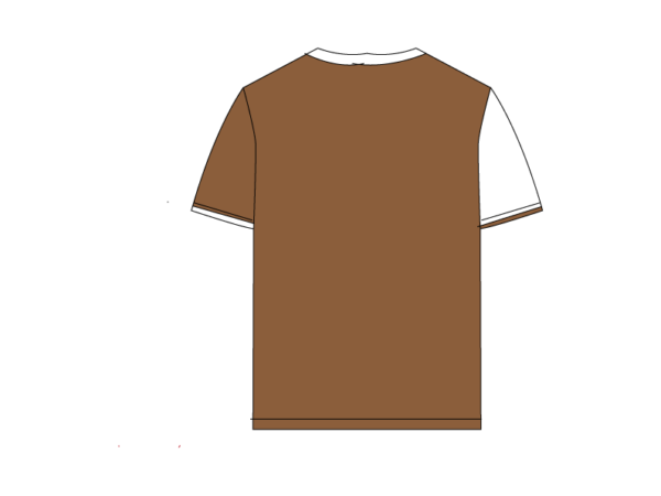 Designer Edition _ Men’s City Vibe Cotton T-Shirt, Color: White/Espresso