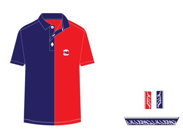 Designer Edition _ Men’s Urban Flow Polo Shirt, Color: Eclipse Blue/Bordeaux