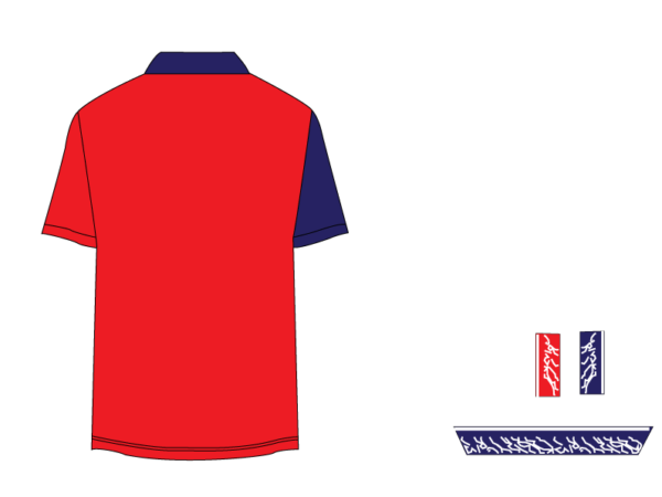Designer Edition _ Men’s Urban Flow Polo Shirt, Color: Eclipse Blue/Bordeaux