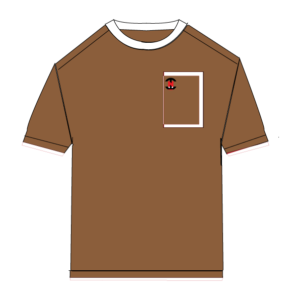 Iconic Edition _ Men’s Retro Drop Shoulder T-Shirt, Color: Cocoa Brown