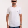 Men’s Motion Street Cotton T-Shirt, Color: Snow White - Thumbnail Image 4