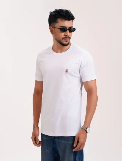 Men’s Motion Street Cotton T-Shirt, Color: Snow White