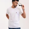 Men’s Motion Street Cotton T-Shirt, Color: Snow White - Thumbnail Image 1