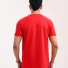 Men’s Motion Street Cotton T-Shirt, Color: Cherry Red - Thumbnail Image 4