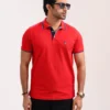 Men’s Urban Edge Polo Shirt, Color: Ferrari Red - Thumbnail Image 1