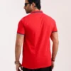 Men’s Urban Edge Polo Shirt, Color: Ferrari Red - Thumbnail Image 4