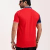 Designer Edition _ Men’s Urban Flow Polo Shirt, Color: Eclipse Blue/Bordeaux - Thumbnail Image 4