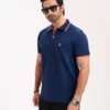 Men’s Urban Edge Polo Shirt, Color: Dark Sapphire - Thumbnail Image 2