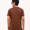 Men’s Motion Street Cotton T-Shirt, Color: Cinnamon Brown - Thumbnail Image 4