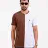 Designer Edition _ Men’s City Vibe Cotton T-Shirt, Color: Espresso/White - Thumbnail Image 3