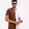Designer Edition _ Men’s City Vibe Cotton T-Shirt, Color: Espresso/White - Thumbnail Image 2