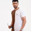 Designer Edition _ Men’s City Vibe Cotton T-Shirt, Color: Espresso/White - Thumbnail Image 1