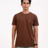 Men’s Motion Street Cotton T-Shirt, Color: Cocoa Bean - Thumbnail Image 3