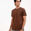 Men’s Motion Street Cotton T-Shirt, Color: Cocoa Bean - Thumbnail Image 2