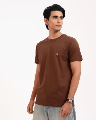 Men’s Motion Street Cotton T-Shirt, Color: Cocoa Bean