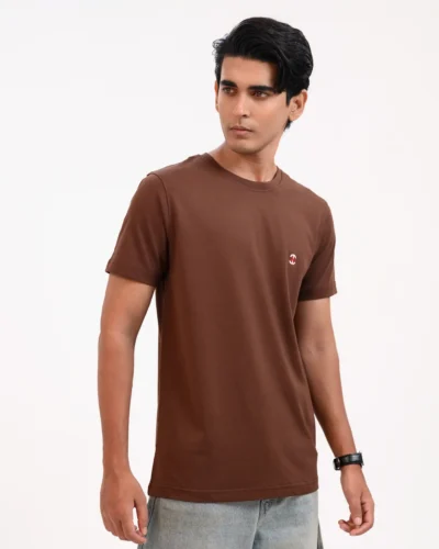 Men’s Motion Street Cotton T-Shirt, Color: Cocoa Bean