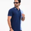 Designer Edition _ Men’s Urban Flow Polo Shirt, Color: Midnight Blue/Glacier Blue - Thumbnail Image 2