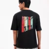 Men’s Retro Comfy Drop Shoulder T-Shirt, Color: Midnight Black - Thumbnail Image 1