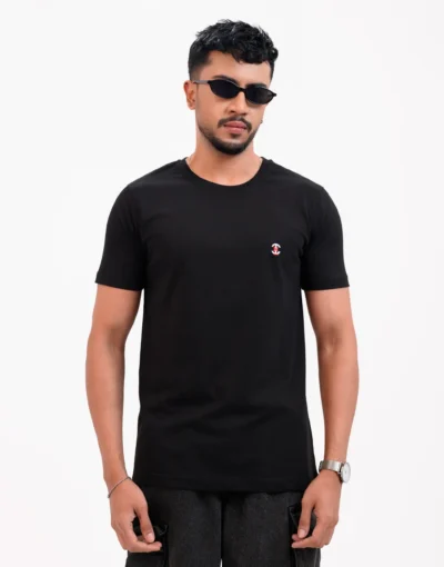 Men’s Motion Street Cotton T-Shirt, Color: Coal Black
