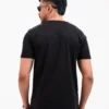 Men’s Motion Street Cotton T-Shirt, Color: Coal Black - Thumbnail Image 4