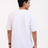 Men’s Retro Comfy Drop Shoulder T-Shirt, Color: Frost White - Thumbnail Image 3