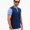 Designer Edition _ Men’s Urban Flow Polo Shirt, Color: Twilight Blue/Arctic Blue - Thumbnail Image 1