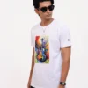 Men’s Motion Street Cotton T-Shirt, Color: Pearl White - Thumbnail Image 3