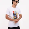 Men’s Motion Street Cotton T-Shirt, Color: Pearl White - Thumbnail Image 4