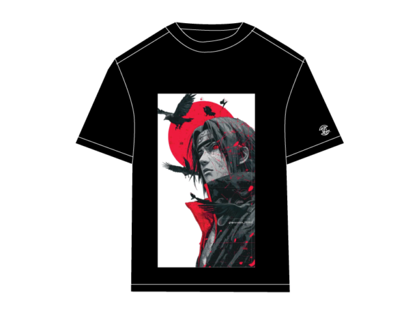 Men’s Retro Comfy Drop Shoulder T-Shirt, Color: Onyx Black