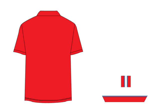 Men’s Urban Edge Polo Shirt, Color: Ferrari Red