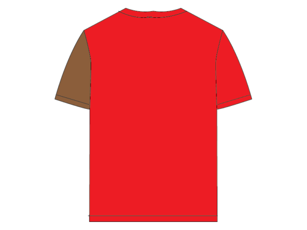 Designer Edition _ Men’s City Vibe Cotton T-Shirt, Color: Crimson/Espresso